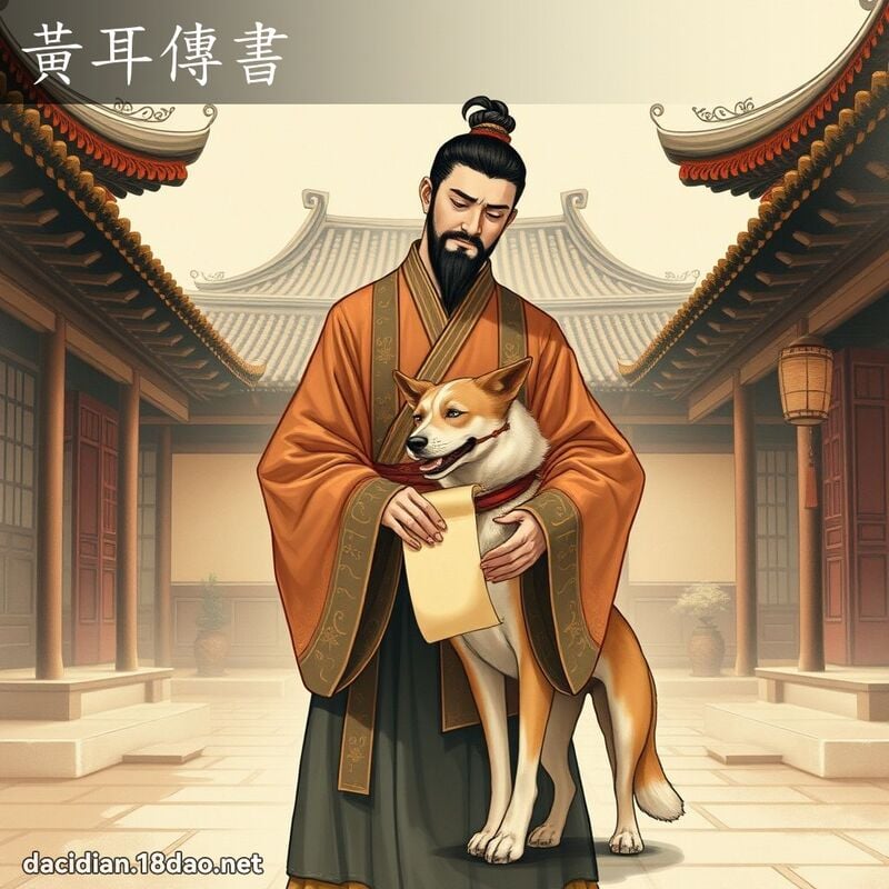 黄耳传书 - 国语大辞典配图