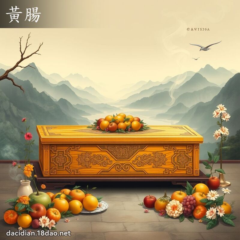 黃腸 - 國語大辭典配圖