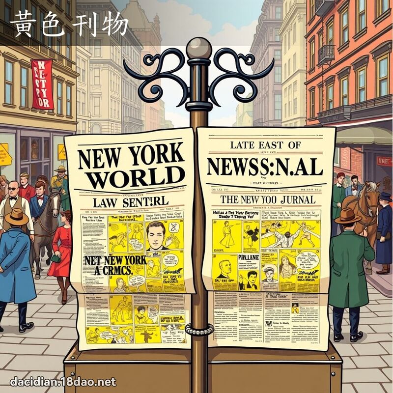 黄色刊物 - 国语大辞典配图