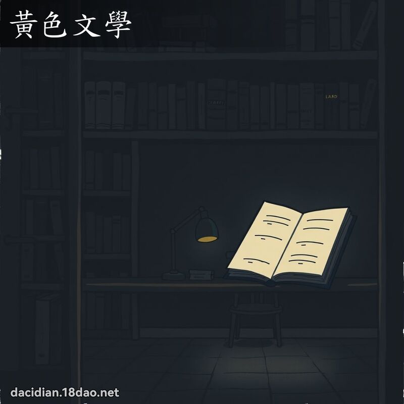 黃色文學 - 國語大辭典配圖