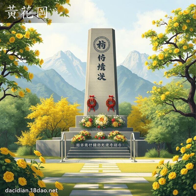 黄花冈 - 国语大辞典配图