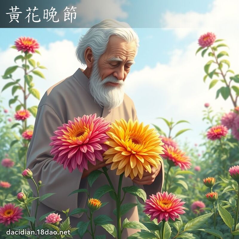 黄花晚节 - 国语大辞典配图