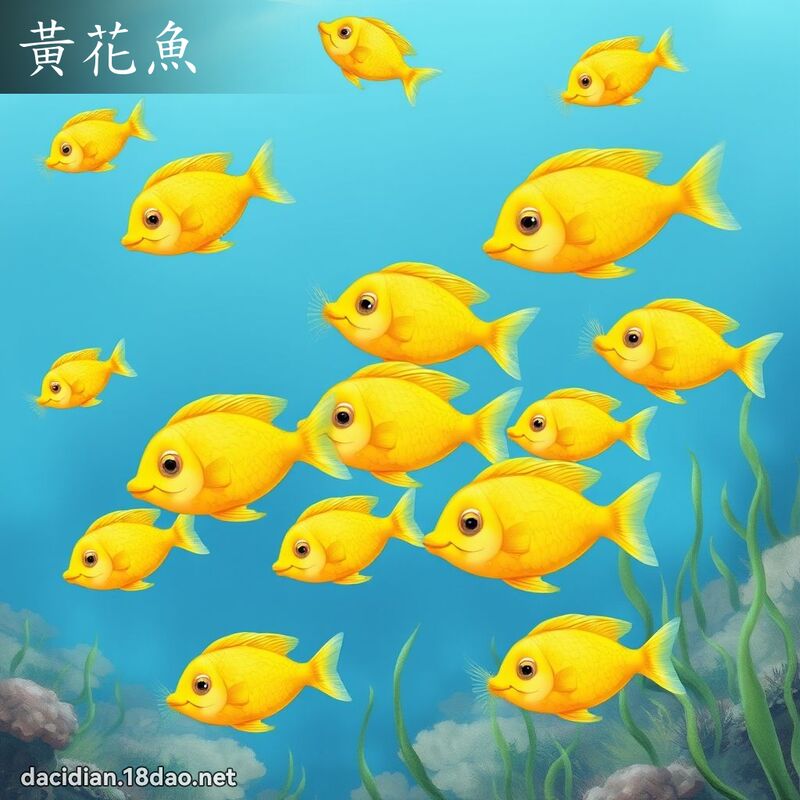 黃花魚 - 國語大辭典配圖