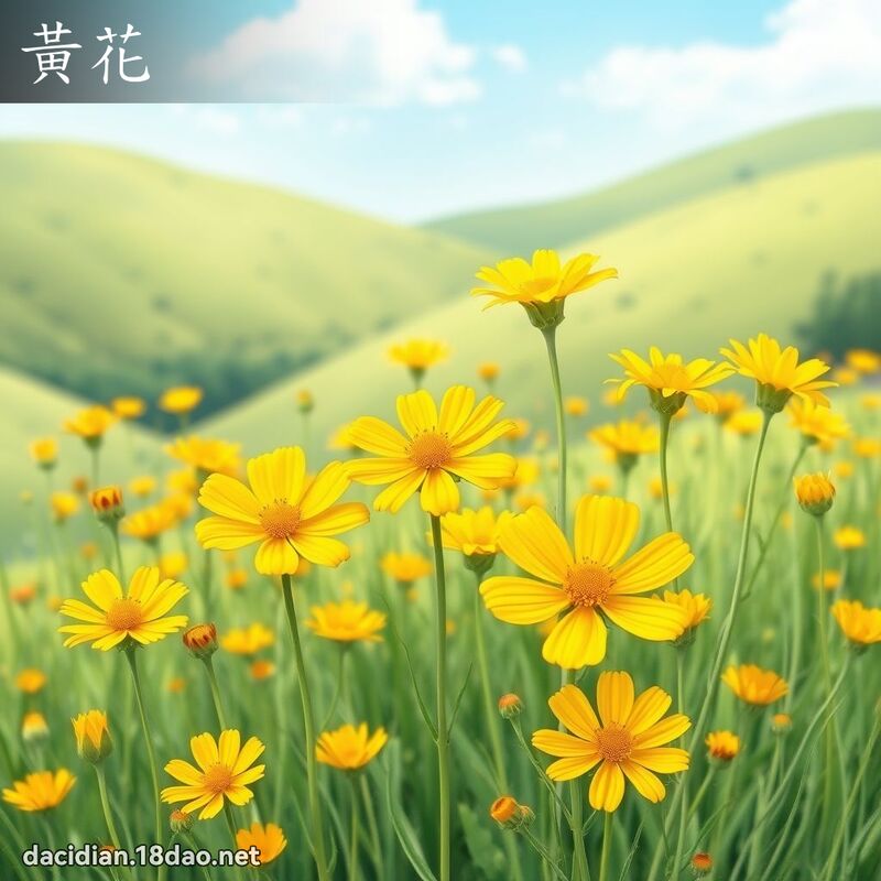 黃花 - 國語大辭典配圖