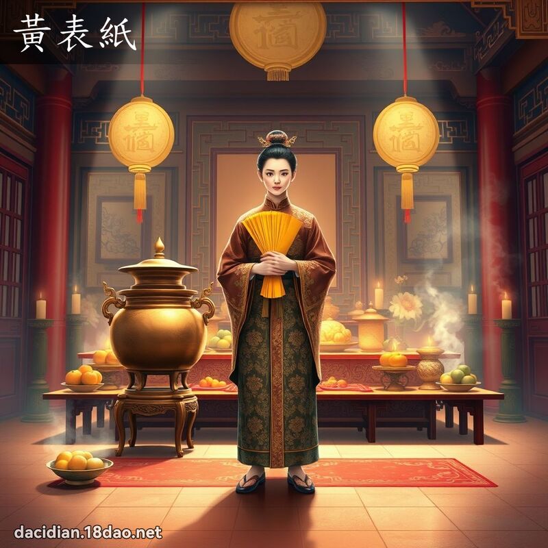 黃表紙 - 國語大辭典配圖