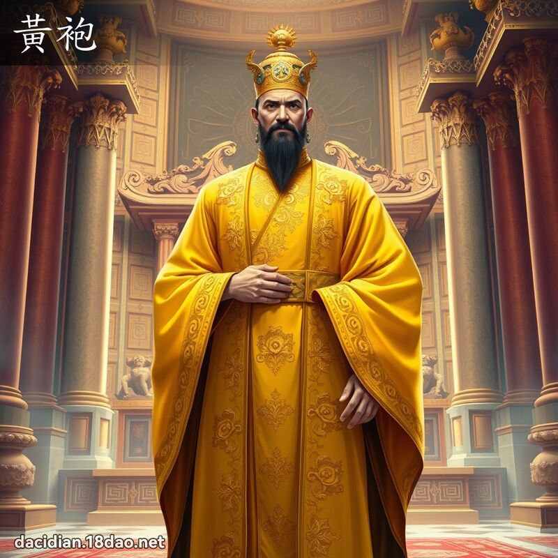 黃袍 - 國語大辭典配圖