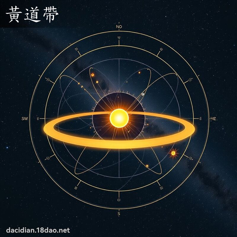 黄道带 - 国语大辞典配图