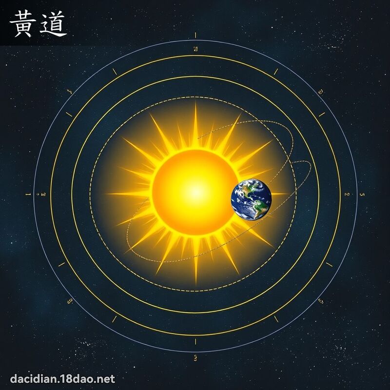 黄道 - 国语大辞典配图