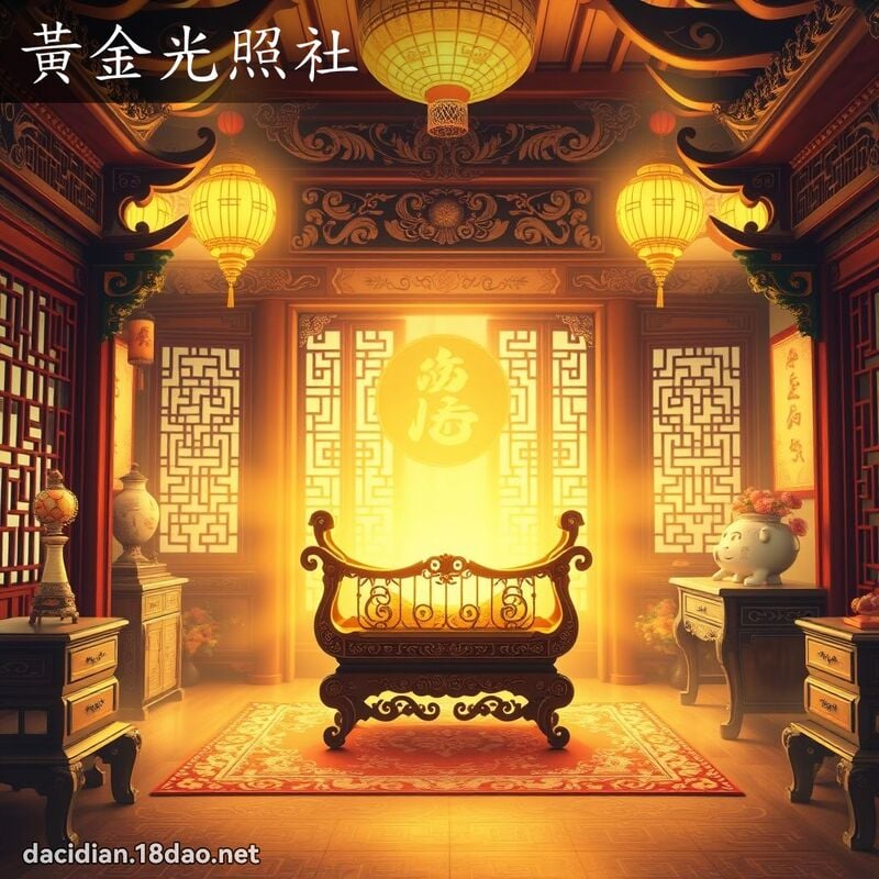 黄金光照社 - 国语大辞典配图