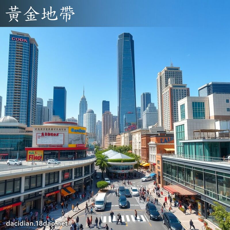 黃金地帶 - 國語大辭典配圖