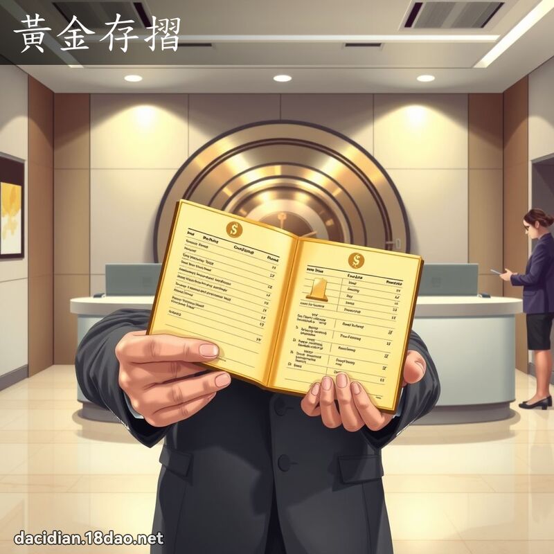 黃金存摺 - 國語大辭典配圖