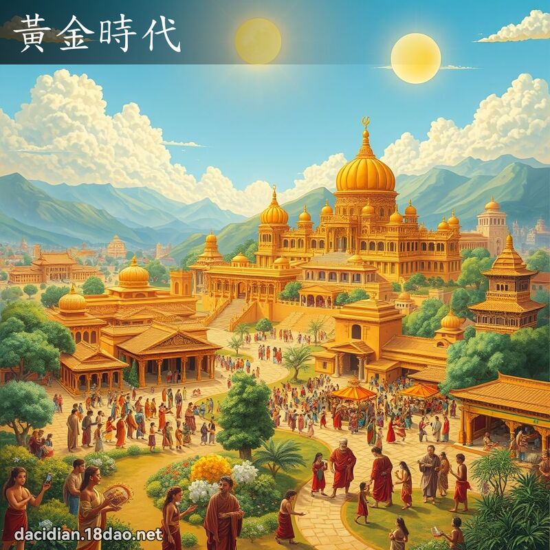 黃金時代 - 國語大辭典配圖