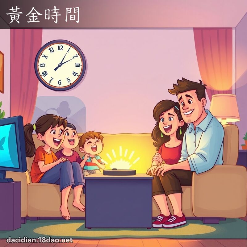黃金時間 - 國語大辭典配圖