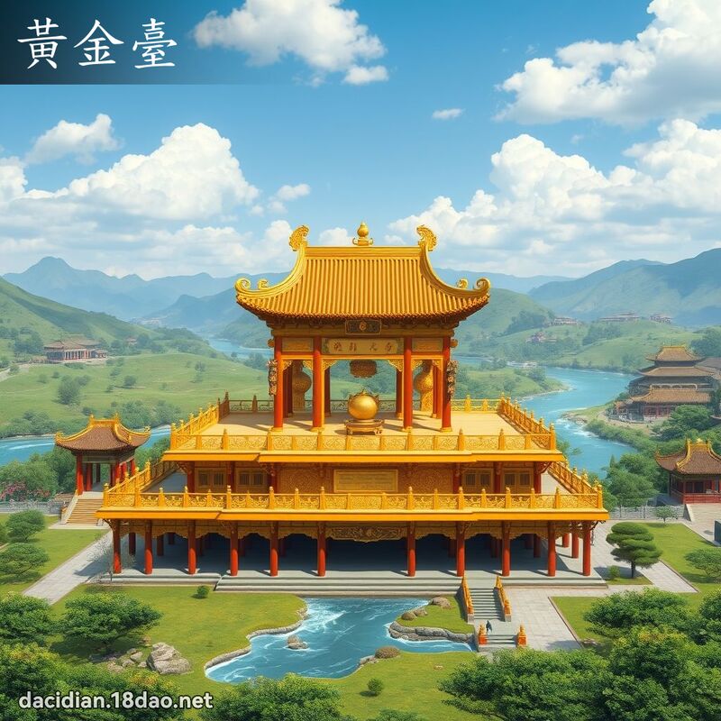 黃金臺 - 國語大辭典配圖
