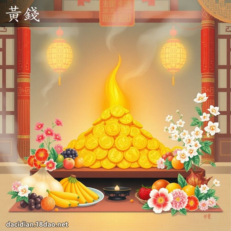 黃錢 - 國語大辭典配圖