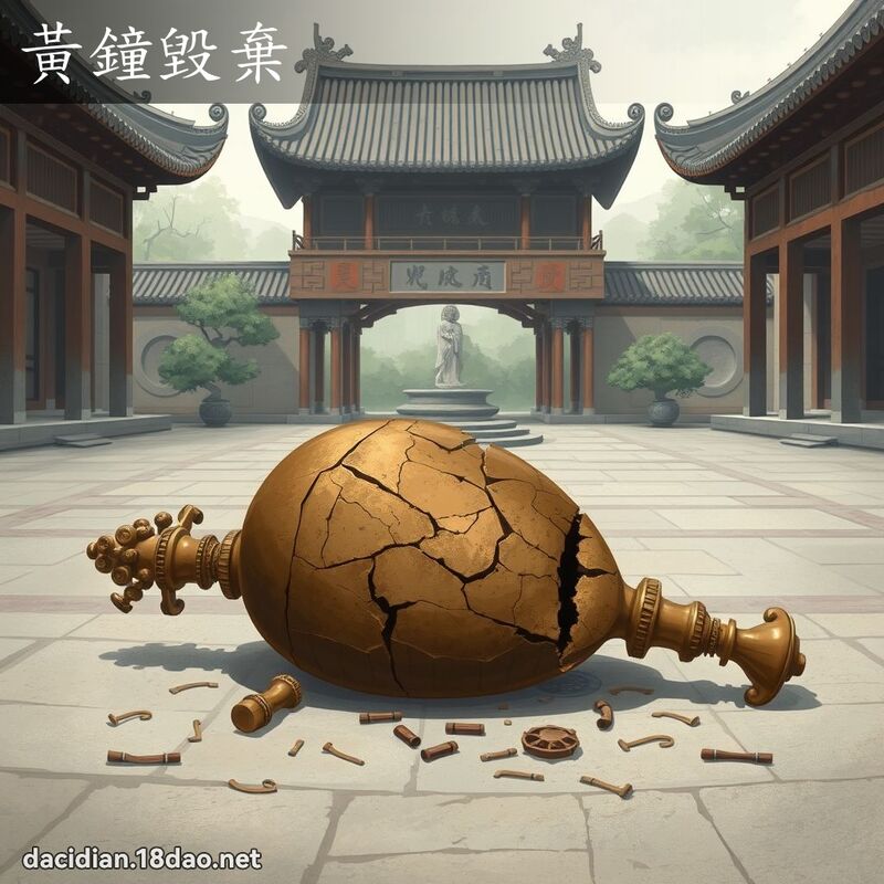 黃鐘毀棄 - 國語大辭典配圖
