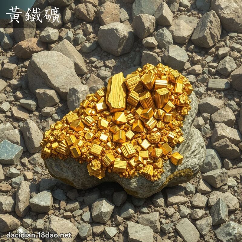 黃鐵礦 - 國語大辭典配圖