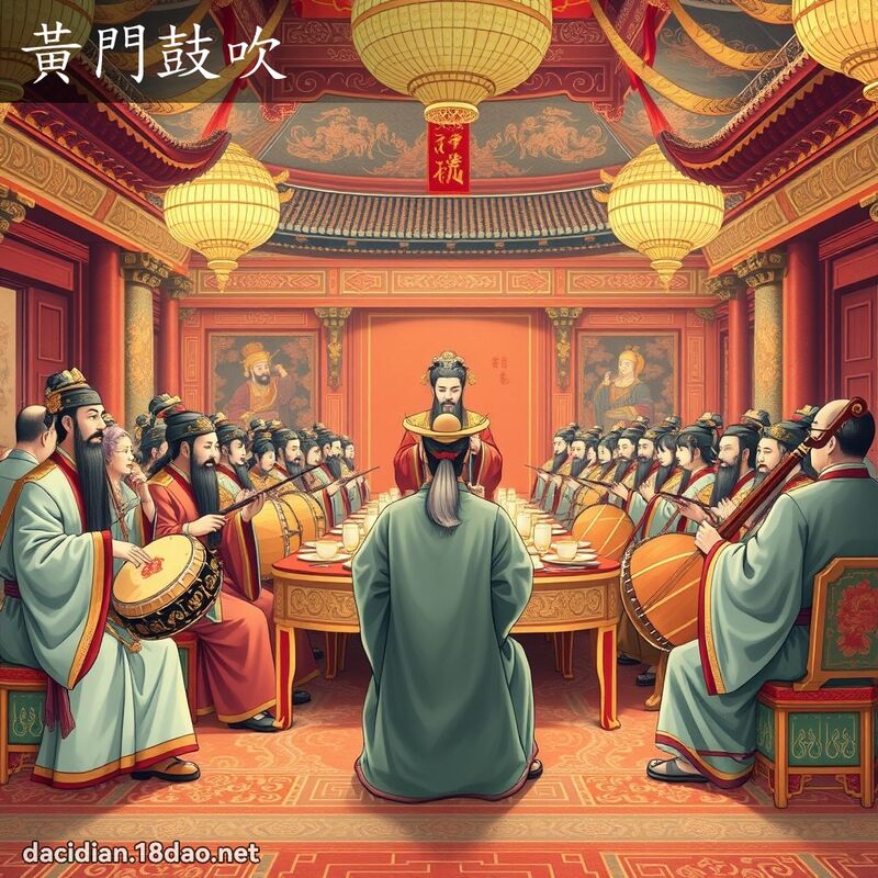 黃門鼓吹 - 國語大辭典配圖