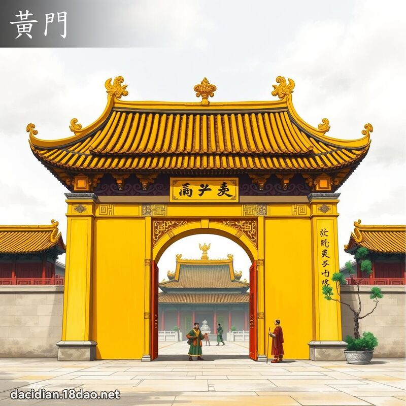 黄门 - 国语大辞典配图