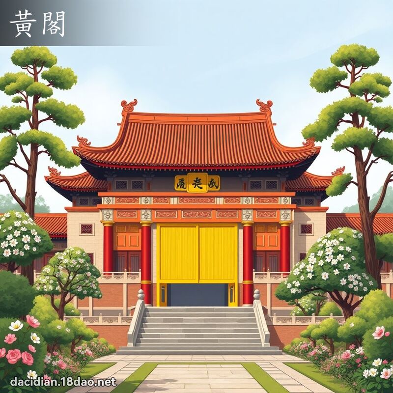 黃閣 - 國語大辭典配圖