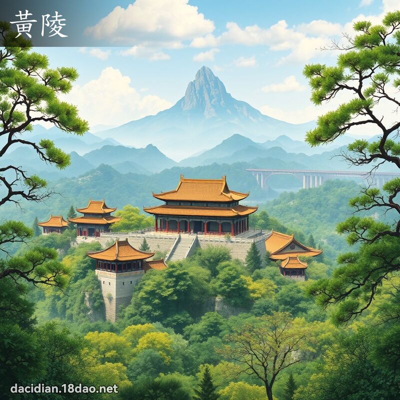 黃陵 - 國語大辭典配圖