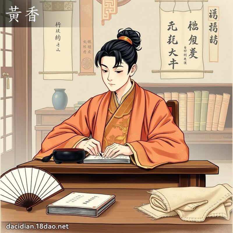 黃香 - 國語大辭典配圖
