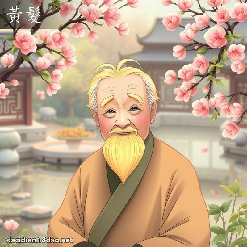 黃髮 - 國語大辭典配圖