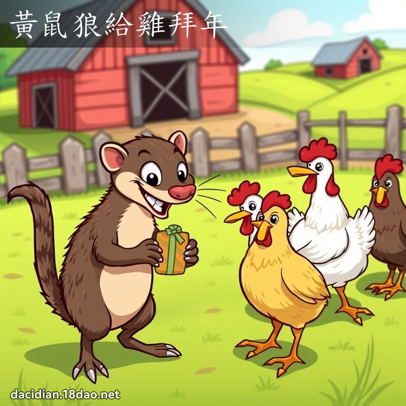 黄鼠狼给鸡拜年 - 国语大辞典配图