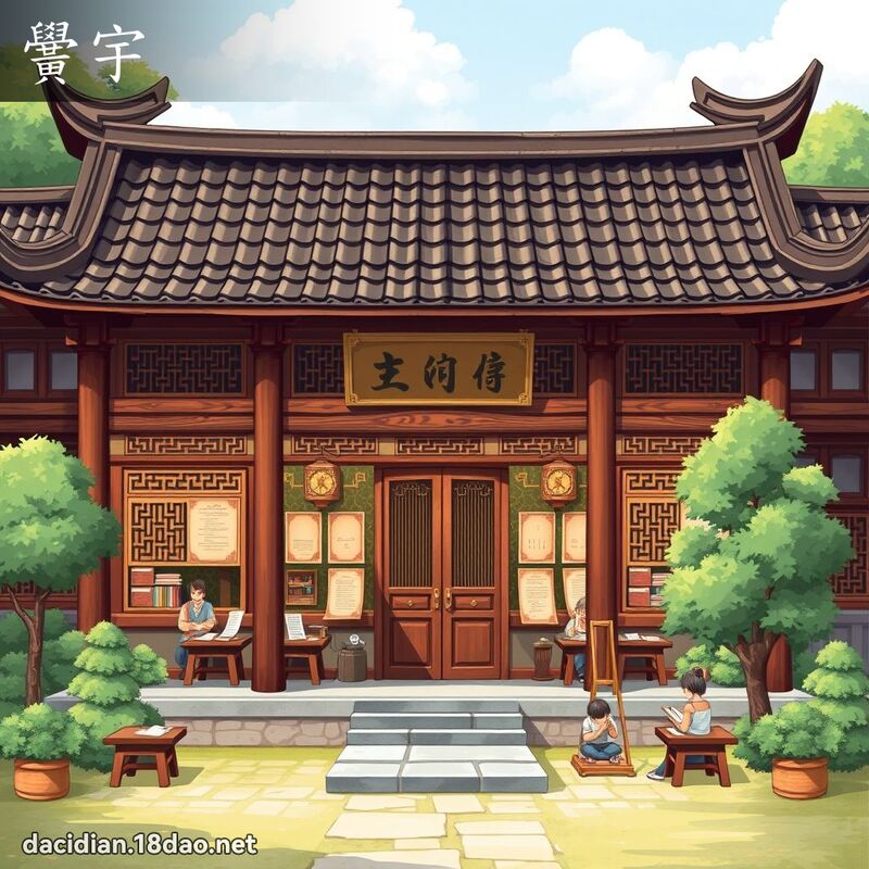 黌宇 - 国语大辞典配图