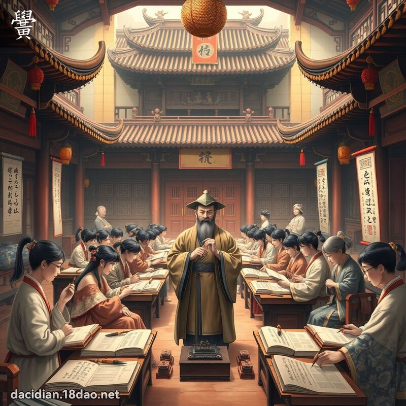 黌 - 国语大辞典配图