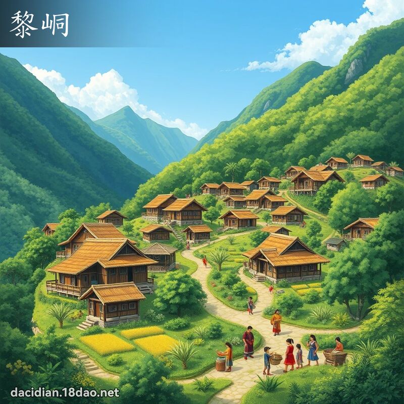 黎峒 - 国语大辞典配图