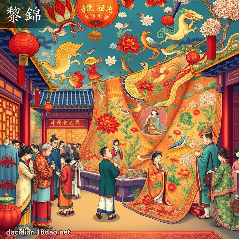 黎錦 - 國語大辭典配圖