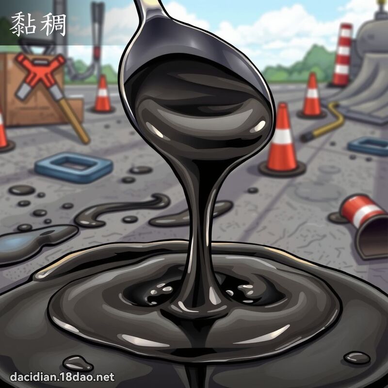 黏稠 - 國語大辭典配圖