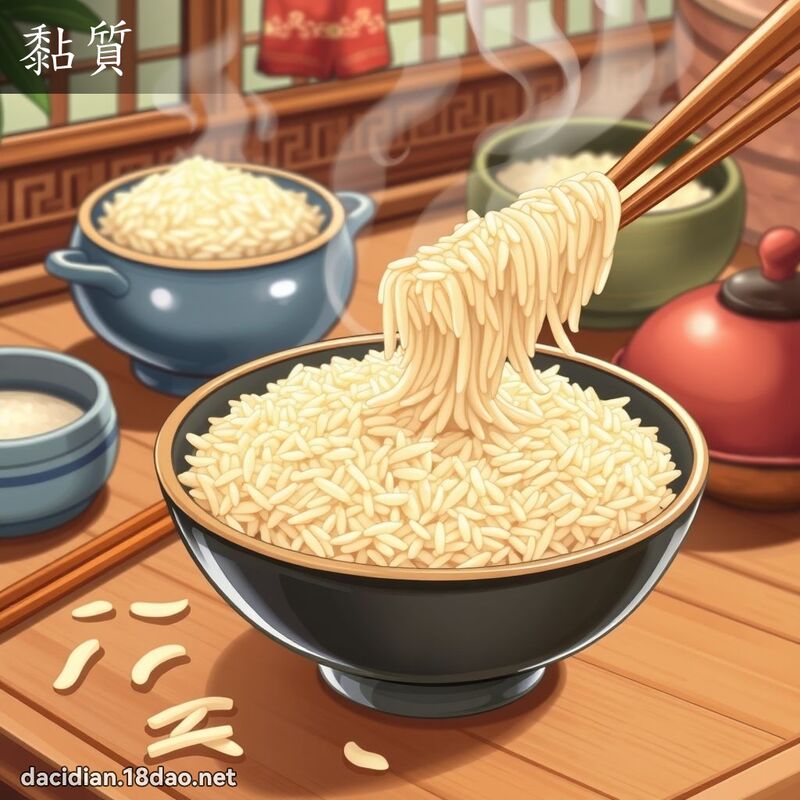 黏质 - 国语大辞典配图