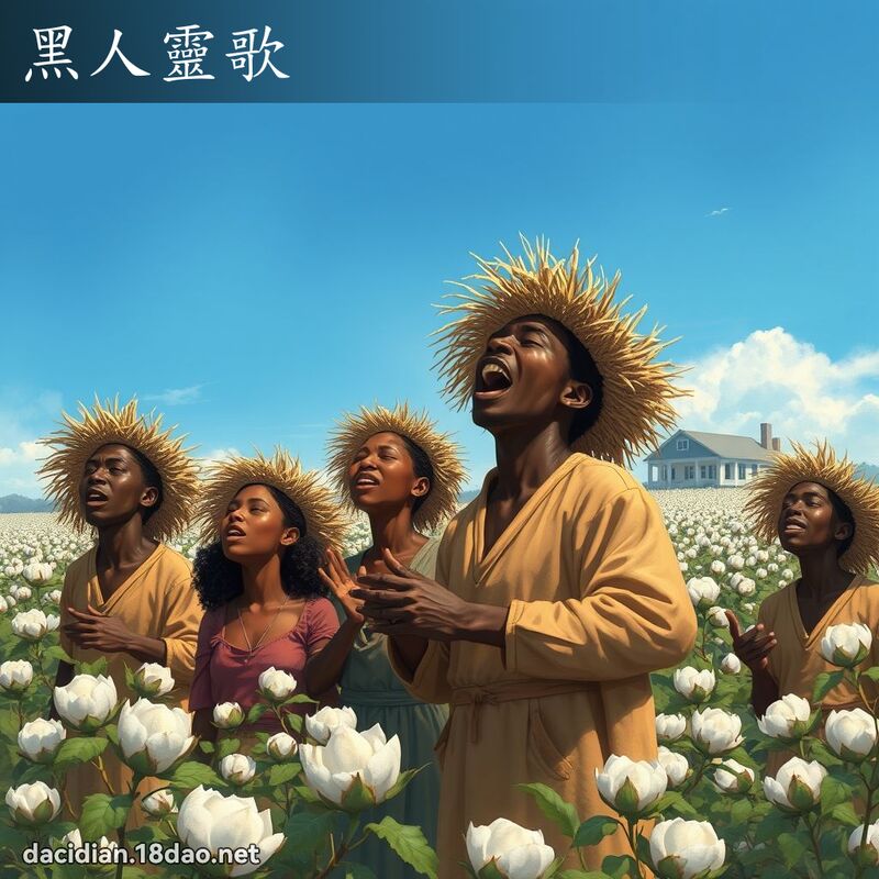 黑人靈歌 - 國語大辭典配圖