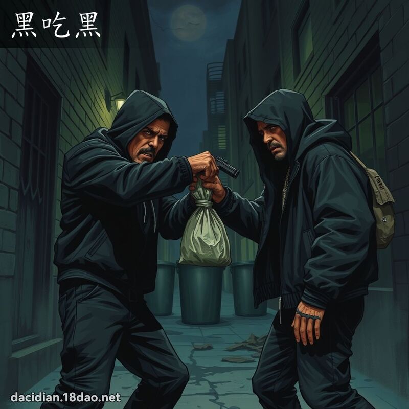 黑吃黑 - 国语大辞典配图