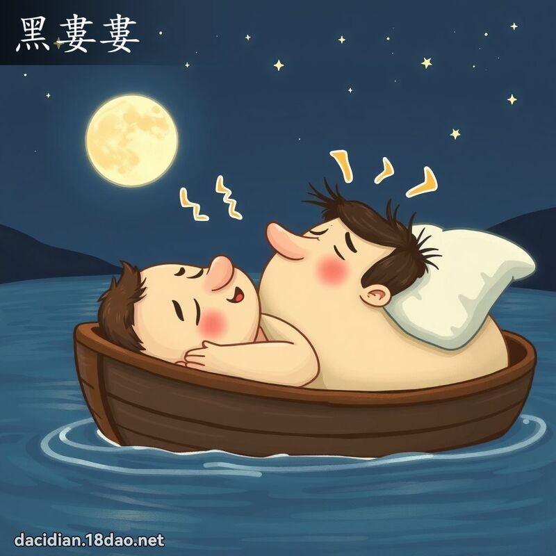 黑婁婁 - 國語大辭典配圖