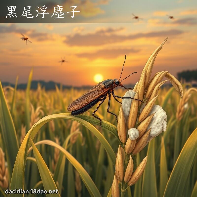 黑尾浮尘子 - 国语大辞典配图