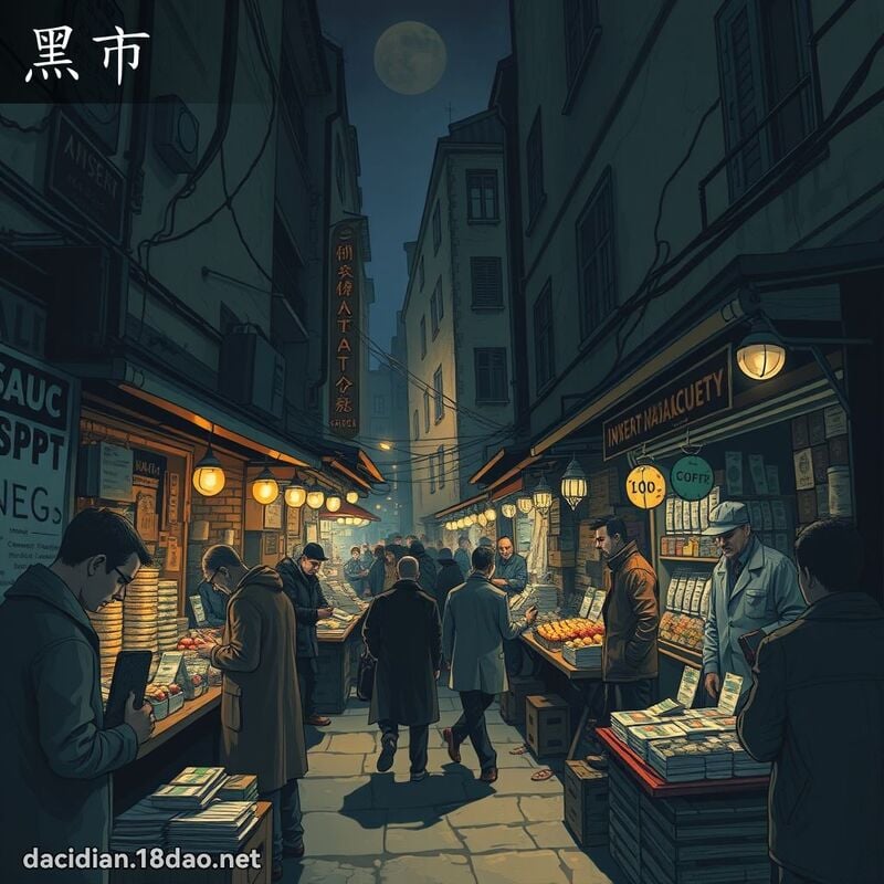 黑市 - 國語大辭典配圖