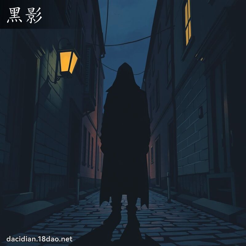 黑影 - 國語大辭典配圖