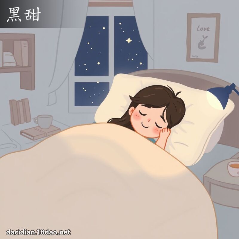 黑甜 - 國語大辭典配圖