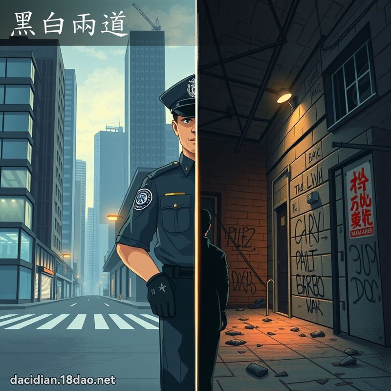 黑白两道 - 国语大辞典配图