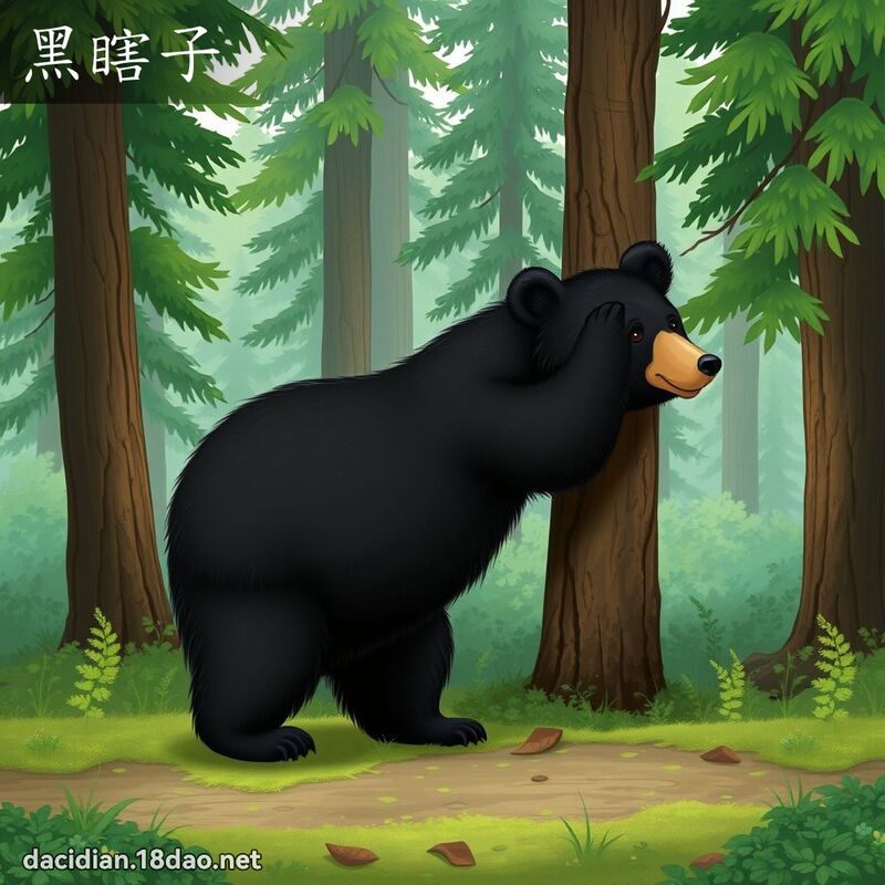 黑瞎子 - 國語大辭典配圖