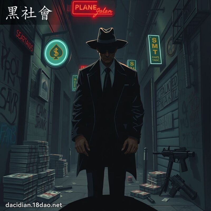 黑社会 - 国语大辞典配图