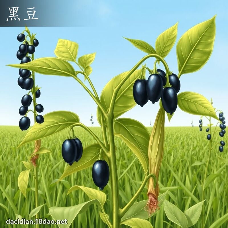 黑豆 - 國語大辭典配圖