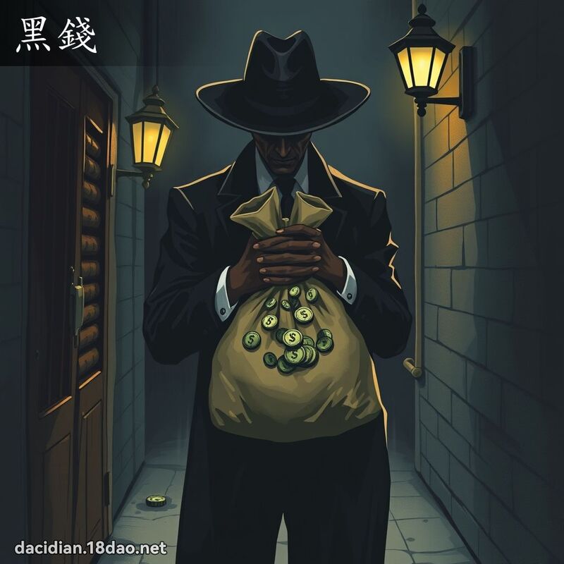 黑錢 - 國語大辭典配圖