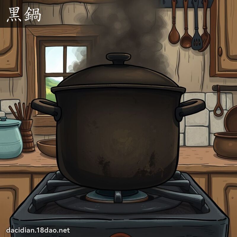 黑锅 - 国语大辞典配图