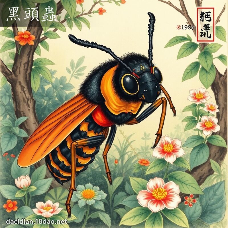 黑头虫 - 国语大辞典配图