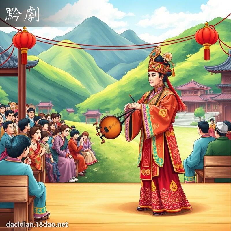 黔劇 - 國語大辭典配圖