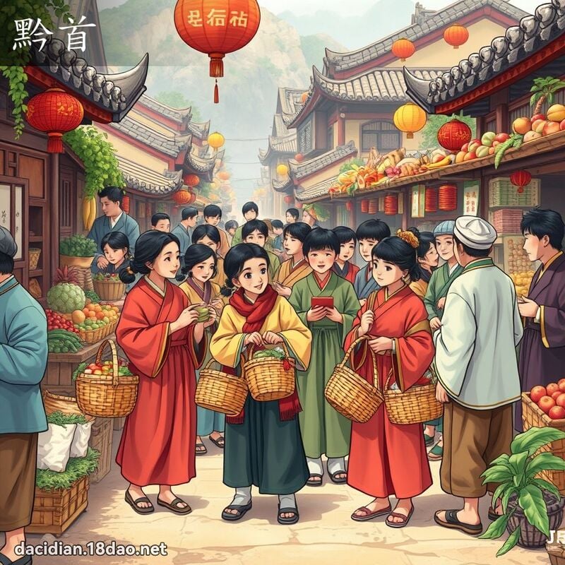 黔首 - 國語大辭典配圖